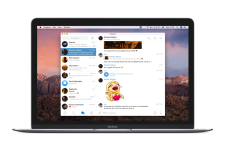 Telegram für macOS — Vorschau